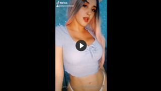 TikToker SharonWinner Sexy White Thong Tease Video Leaked