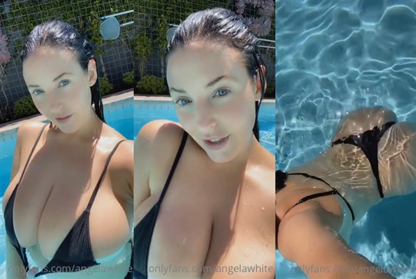 OnlyFans Angela White Teases You in Pool Video