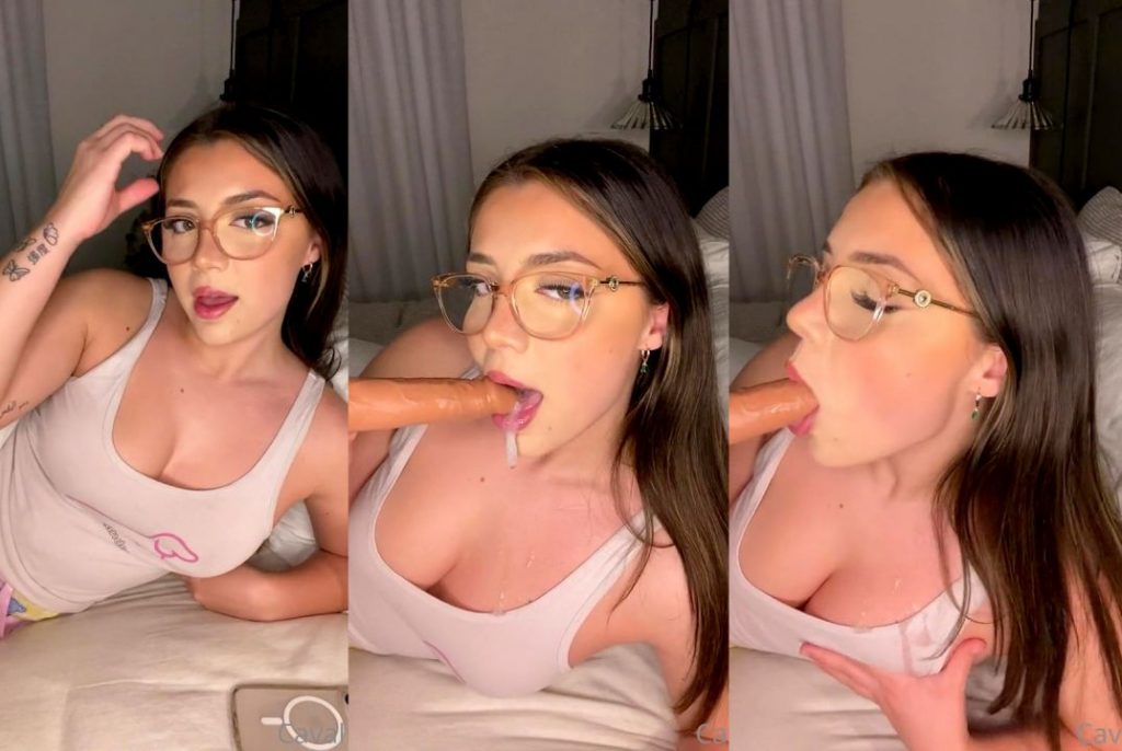Lilith Cavaliere Dildo Blowjob Dirty Talk OnlyFans Video Leaked