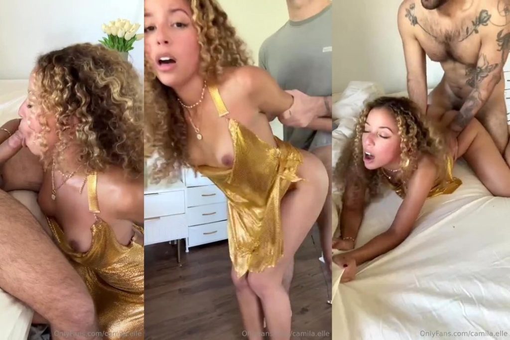 Camila Elle Gold Dress Doggy Fuck Onlyfans Leaked Video sexslut