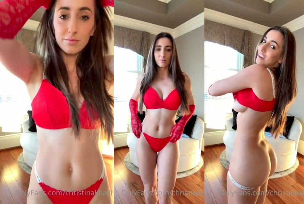 CHRISTINA KHALIL NIP SLIP LINGERIE TEASE Onlyfans Leaked Video