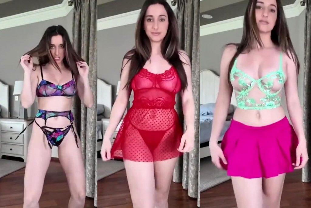 CHRISTINA KHALIL TRY-ON LINGERIE SEE THROUGH ONLYFANS VIDEO