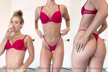 CLAIRE STONE NUDE STRIP LINGERIE PPV Onlyfans Leaked Video