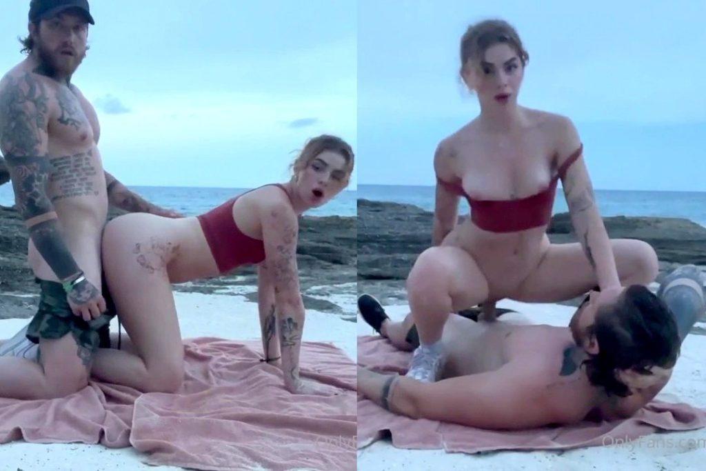 EMILY ORAM FUCK AT THE BEACH PPV Onlyfans Leaked Video
