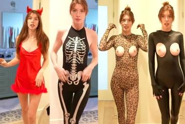 ERIN GILFOY NUDE HALLOWEEN TRY ON HAUL Onlyfans Leaked Video