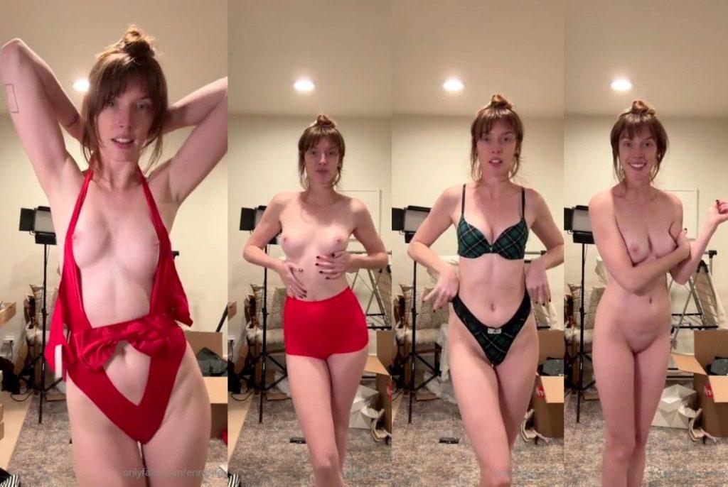 ERIN GILFOY NUDE TRY-ON DECEMBER 2023 Onlyfans Leaked Video