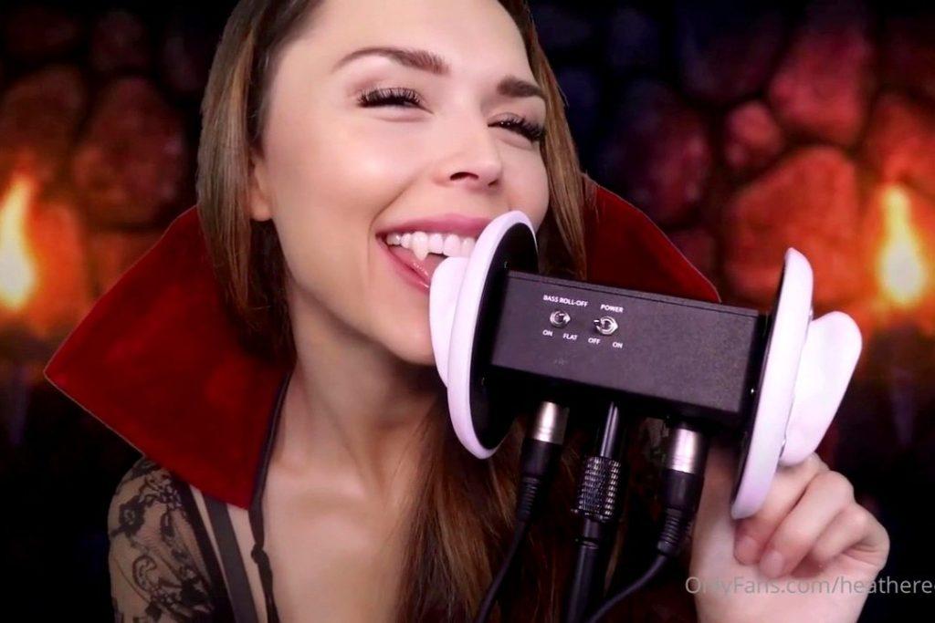 HEATHEREDEFFECT ASMR VAMPIRE EAR EATING Onlyfans Leaked Video