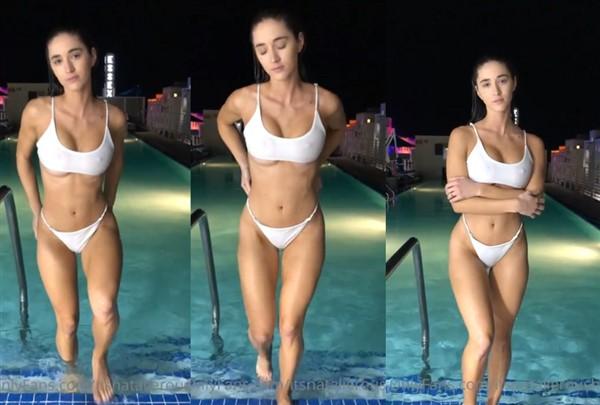 ITSNATALIEROUSH ONLYFANS NATALIE ROUSH WHITE BIKINI VIDEO
