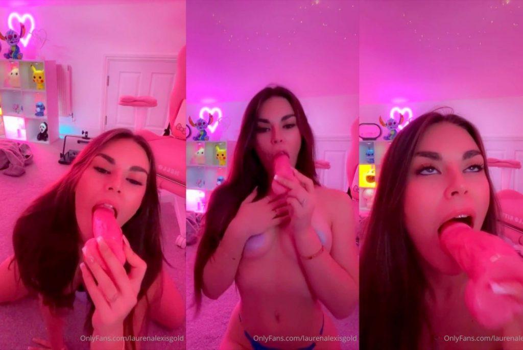 LAUREN ALEXIS POV DILDO BLOWJOB ONLYFANS Onlyfans Leaked Video