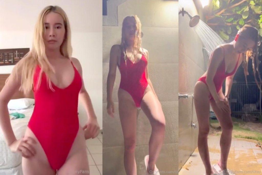 LIL TAY LATE NIGHT SWIMSUIT SHOWERING Onlyfans Leaked Video