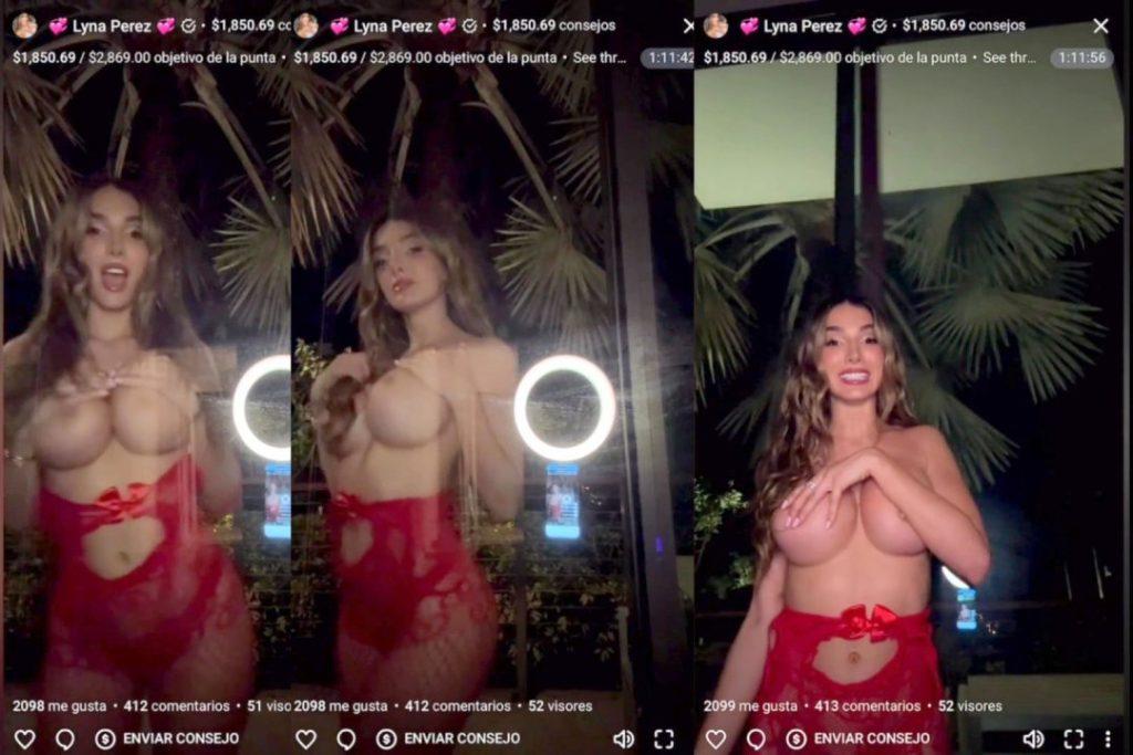 LYNA PEREZ TOPLESS WINDOW FLASHING BOOBS Onlyfans Leaked Video