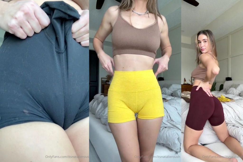 NATALIE ROUSH LEGGINGS & SHORTS TRY ON HAUL Onlyfans Leaked Video