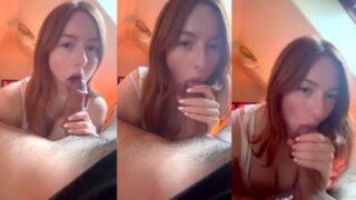 ROSIE FAE POV BLOWJOB CUM SWALLOW Onlyfans Leaked Video