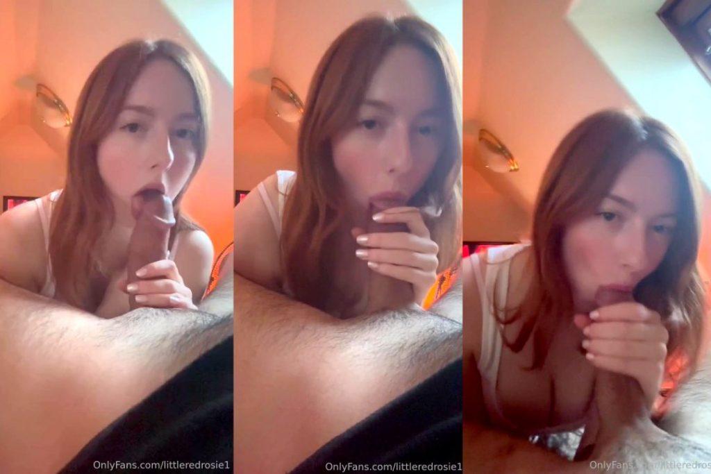 ROSIE FAE POV BLOWJOB CUM SWALLOW Onlyfans Leaked Video