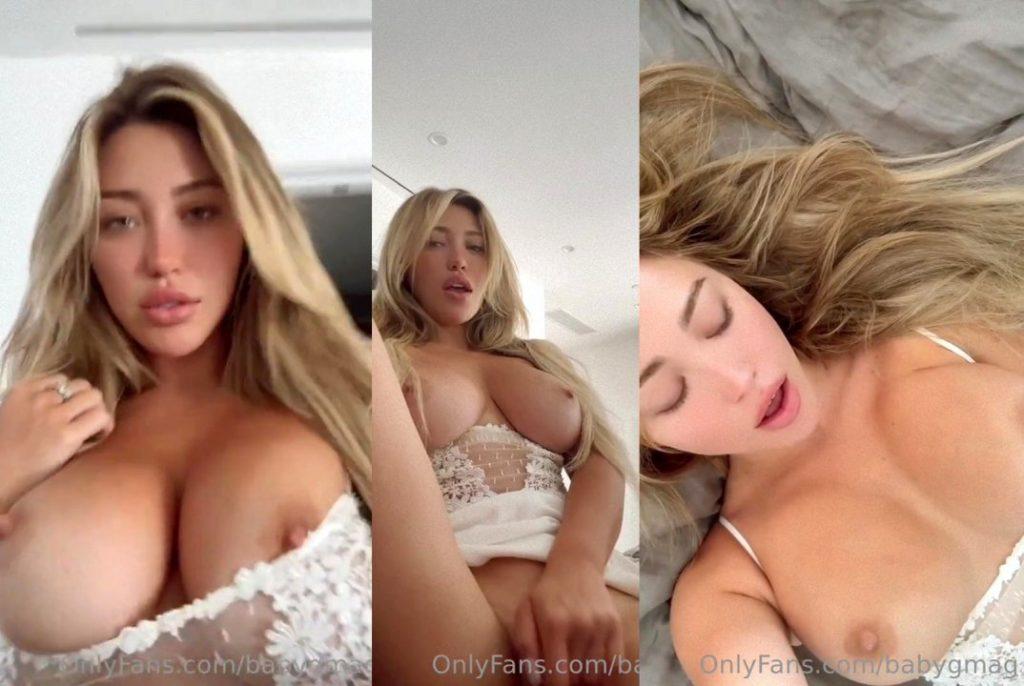 STEFANIE KNIGHT WHITE LINGERIE MASTURBATION PPV Onlyfans Leaked Video