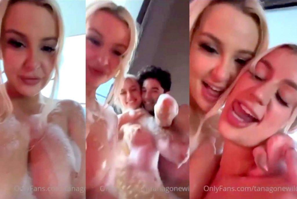 TANA MONGEAU BATHTUB THREESOME PPV Onlyfans Leaked Video