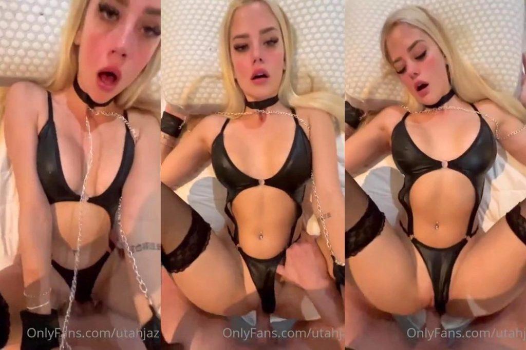 UTAHJAZ BLACK LINGERIE BEST HARDCORE FUCK Onlyfans Leaked Video