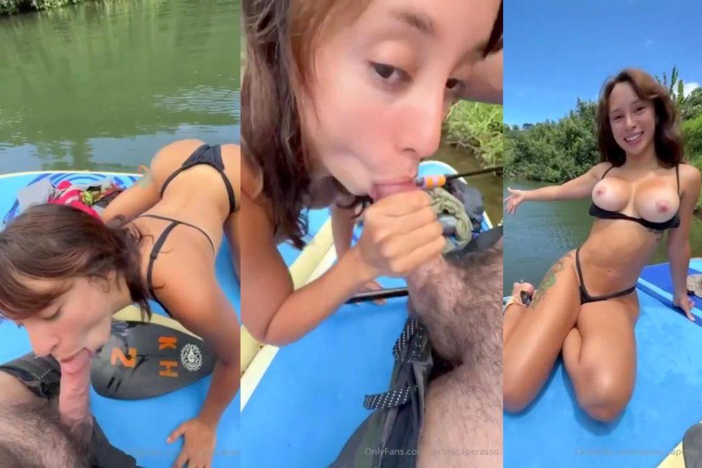 VERONICA PERASSO OUTDOOR BLOWJOB BY THE LAKE Onlyfans Leaked Video