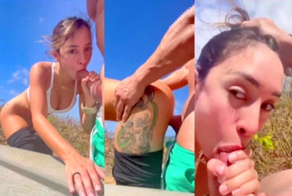 VERONICA PERASSO OUTDOOR BLOWJOB FUCK Onlyfans Leaked Video